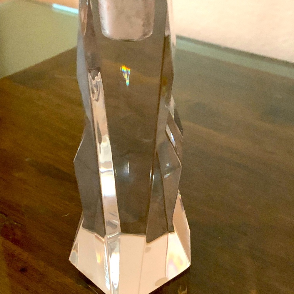 Orrefors Crystal candle holder